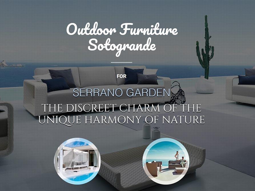 Outdoor Furniture Sotogrande, trabajo realizado por borry.es